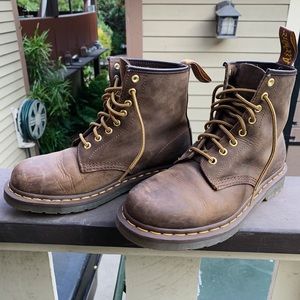 Brown Leather DR. MARTEN Boots